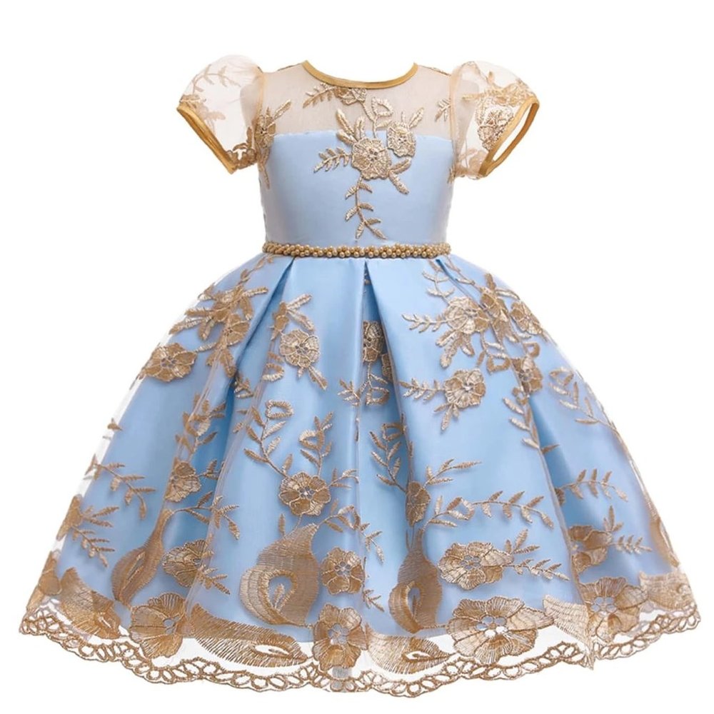 kids Dream Vintage Size 6T Embroidery Girls Dress